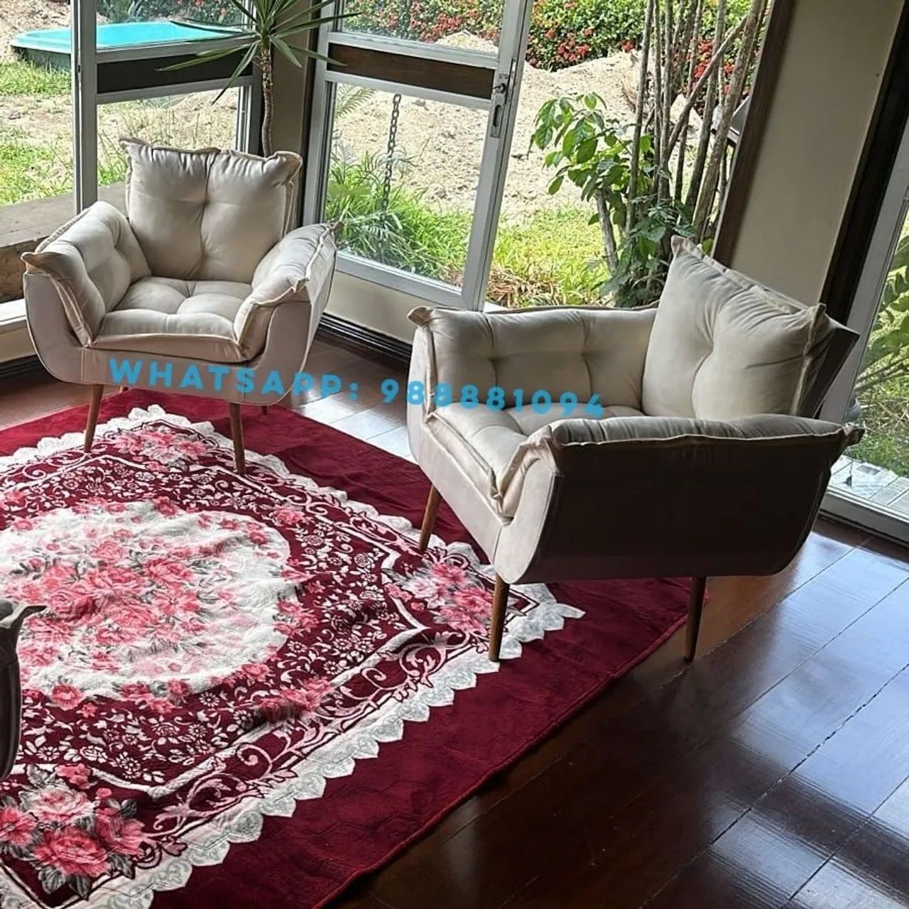 Conjunto Namoradeira + 2 poltronas (Entrega Grátis)