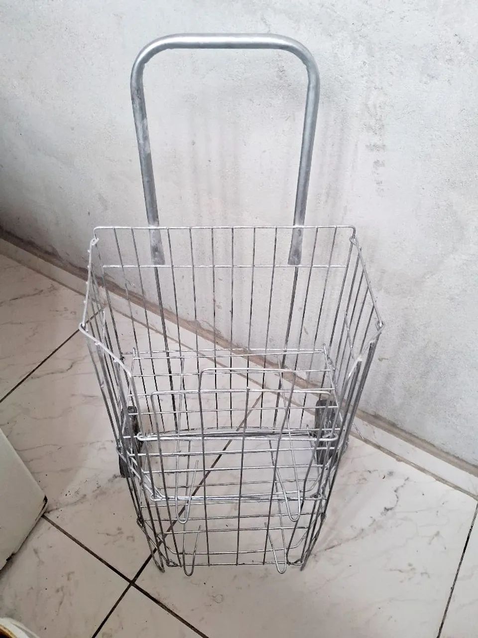 Carrinho de compras aramado - Foto 2