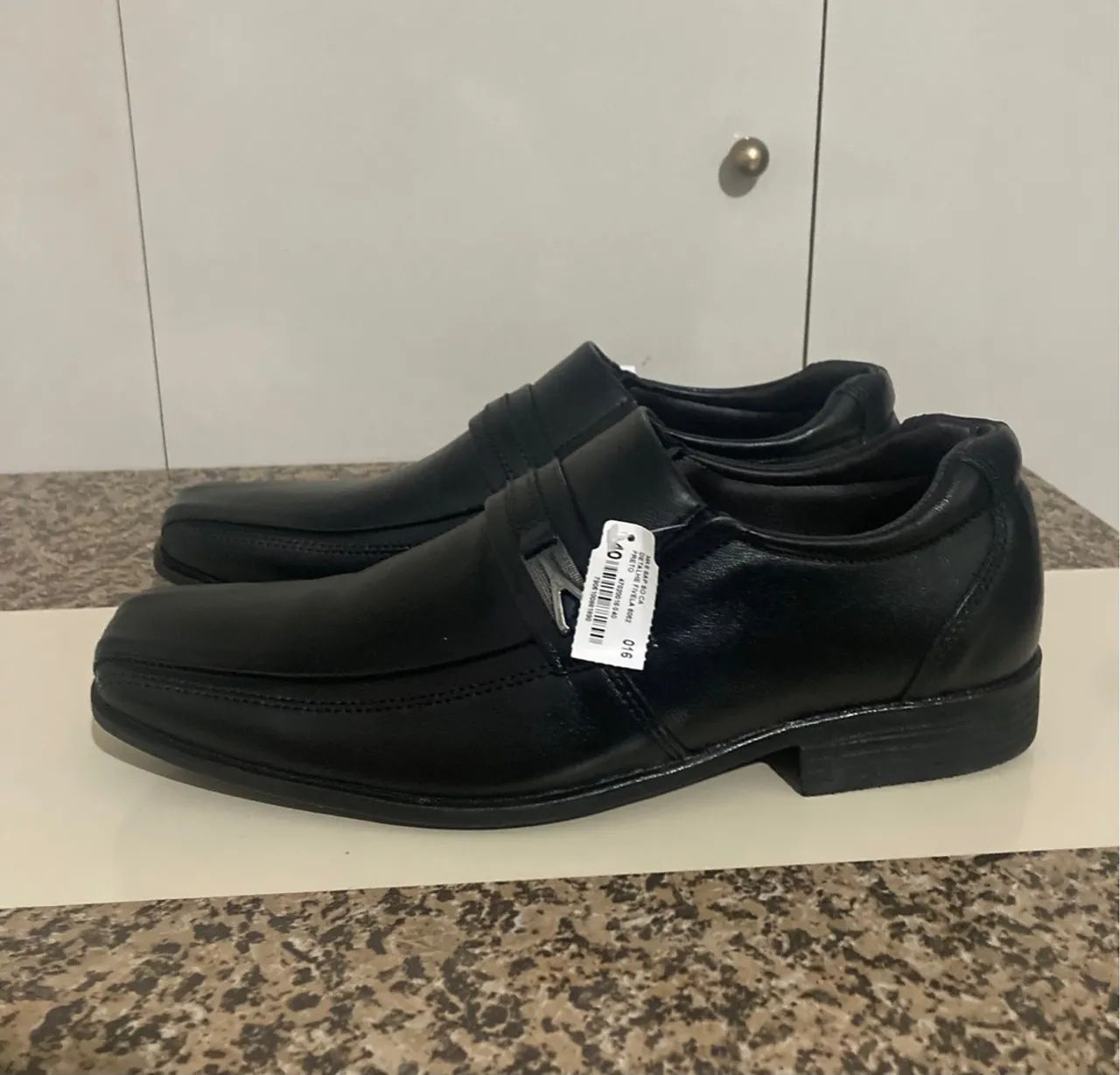 Sapato Social Sollievo Preto - Couro 