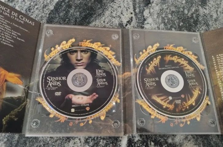 DVD O Senhor dos Anéis -  A Sociedade do Anel ( versão Widescreen ) - Foto 3