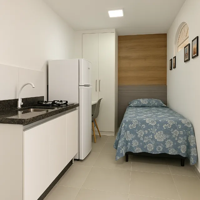 Quarto Mobiliado para Alugar - Setor Criméia Leste - R$750 (Tudo Incluso!)