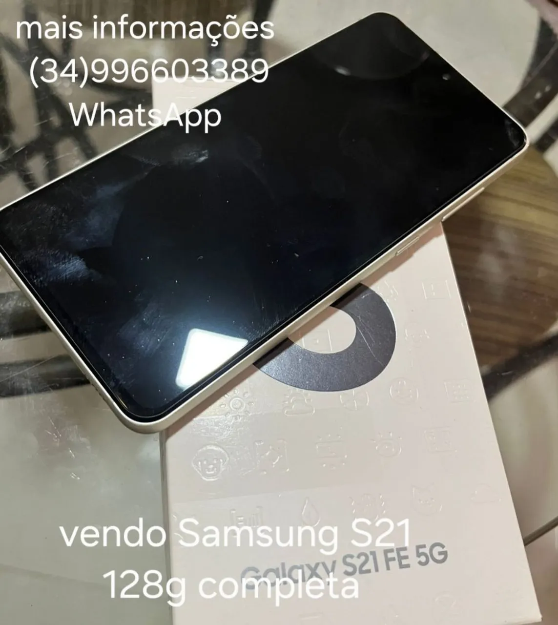 Vendo Samsung S21 128g Completo