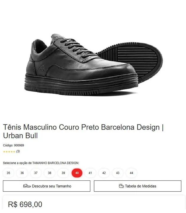 Tênis Couro - Barcelona Desing - Foto 4