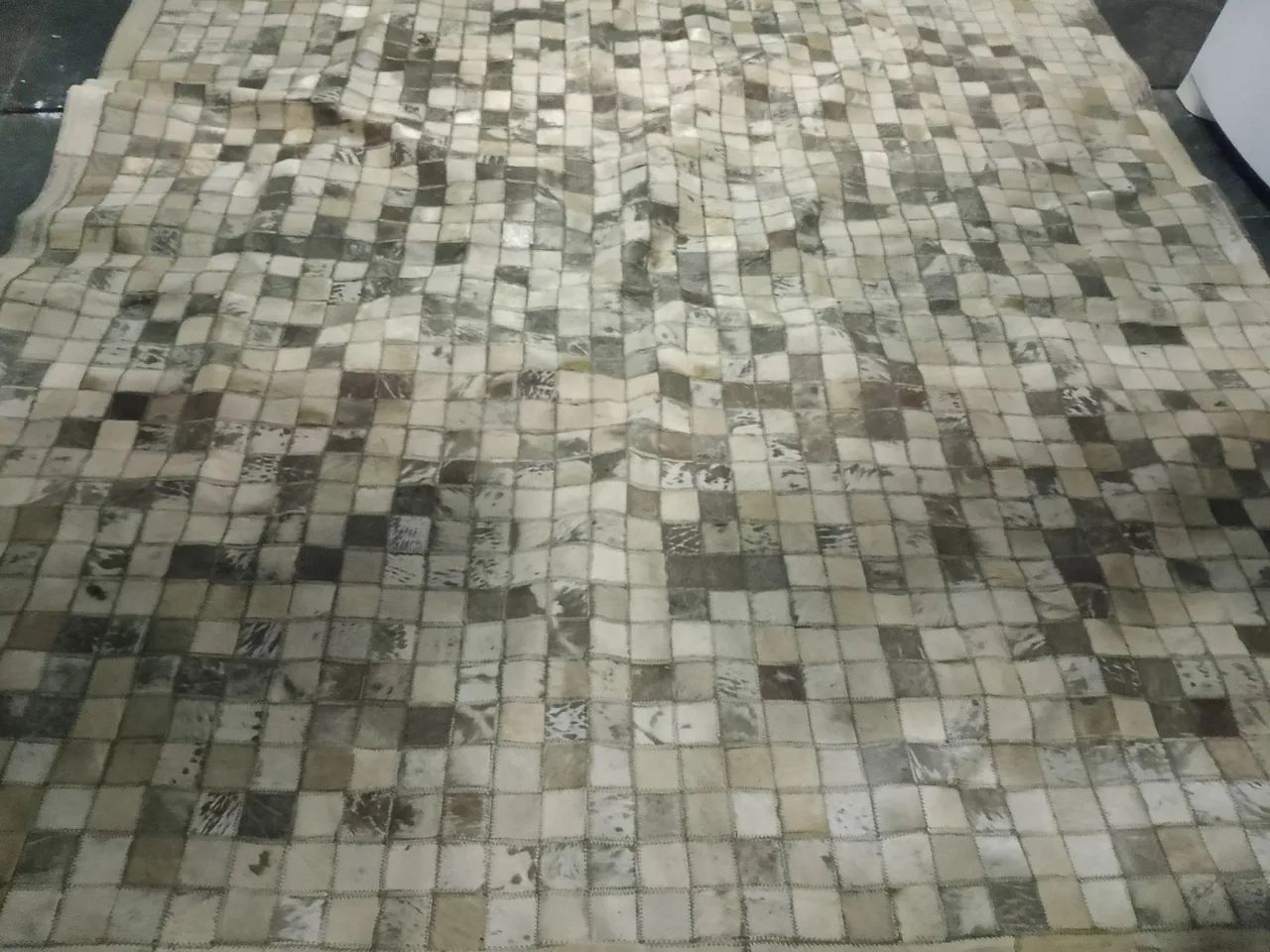 Tapete couro 2,5x2,5