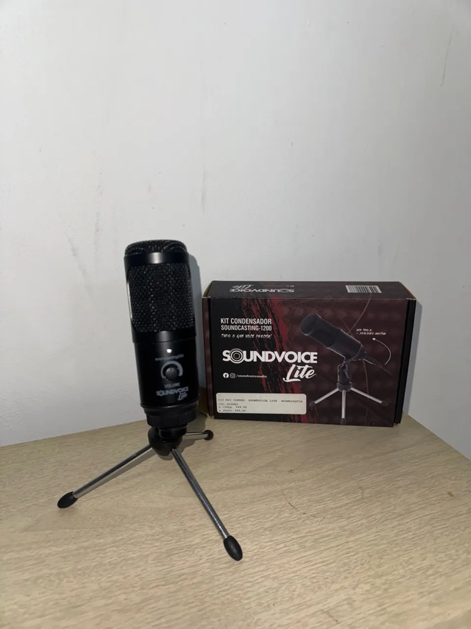 Microfone Condensador SoundVoice Lite