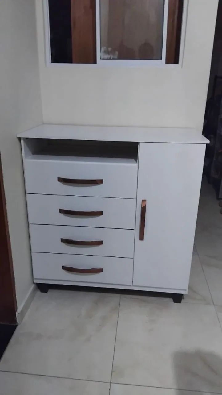 Cômoda 100% MDF - Montagem Grátis 