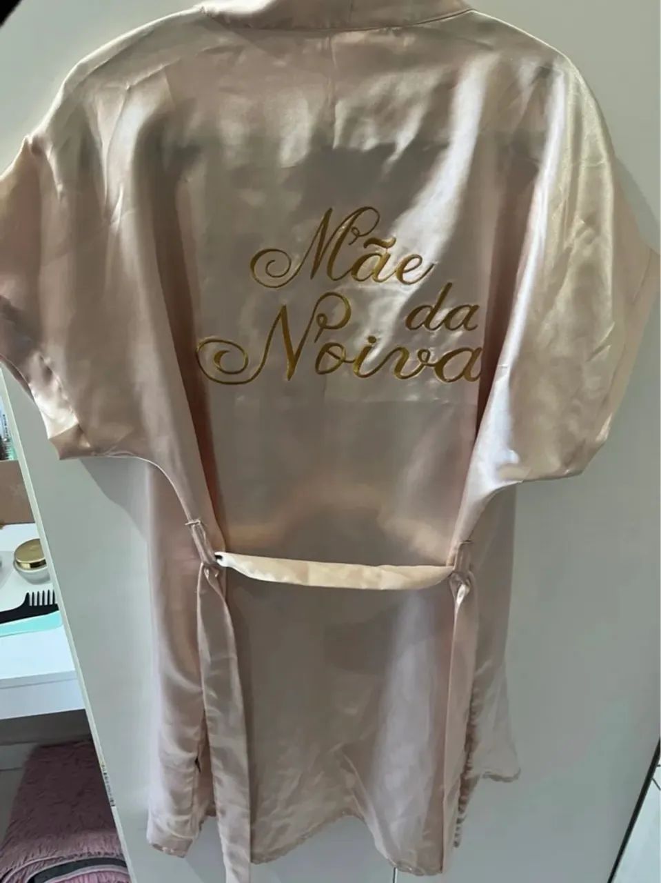 Robe de cetim - mãe da noiva 
