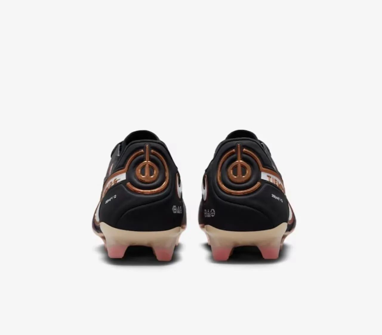 Chuteiras Nike Tiempo Legend 9 Elite FG - Rosa e Dourado - Foto 4