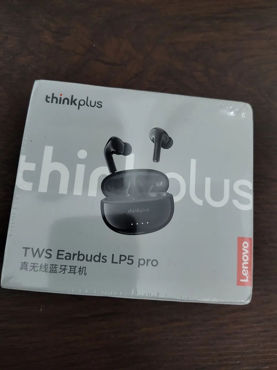 Fone bluetooth Lenovo/ Prata