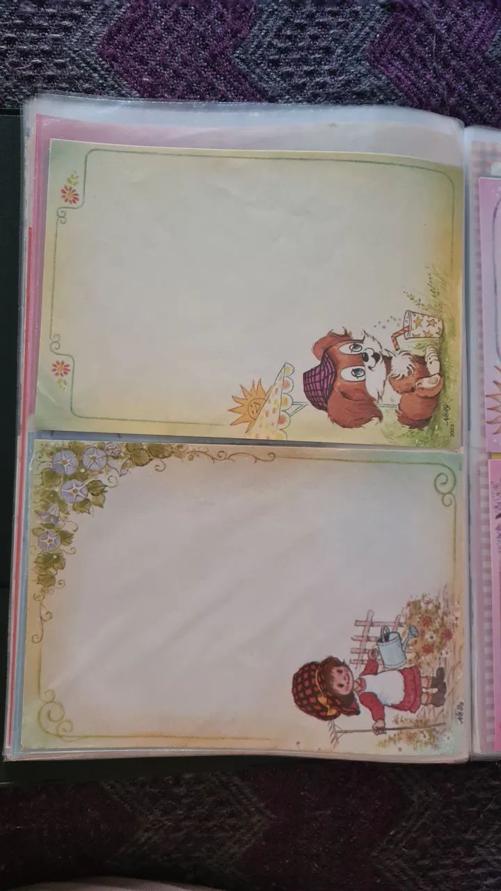 Lote 3 - papel carta anos 80 - Foto 4