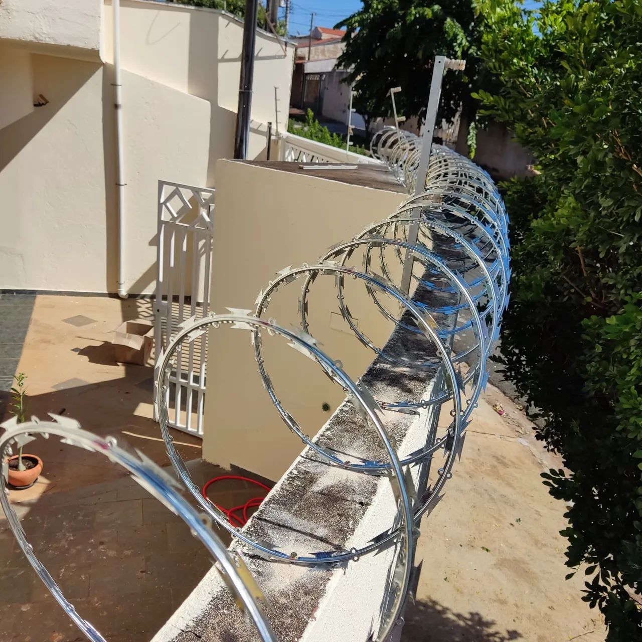 Concertina 30cm galvanizado 10x no cartão  - Foto 5