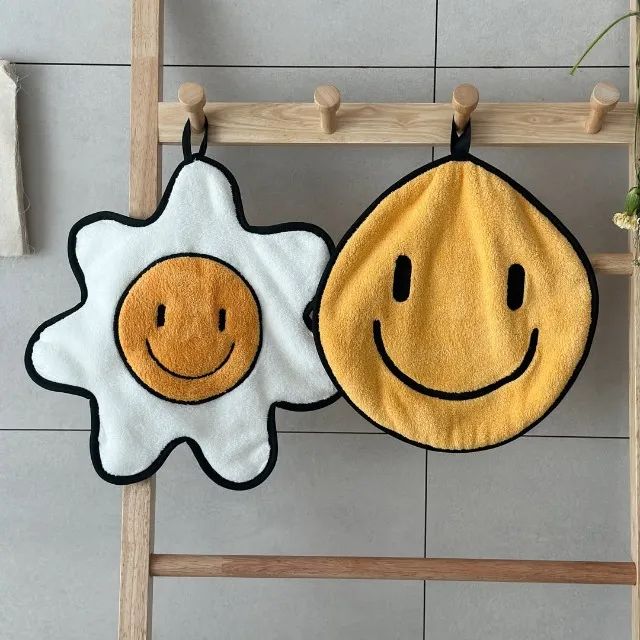 Kit Toalhas Smile - Microfibra Absorvente e Decorativa