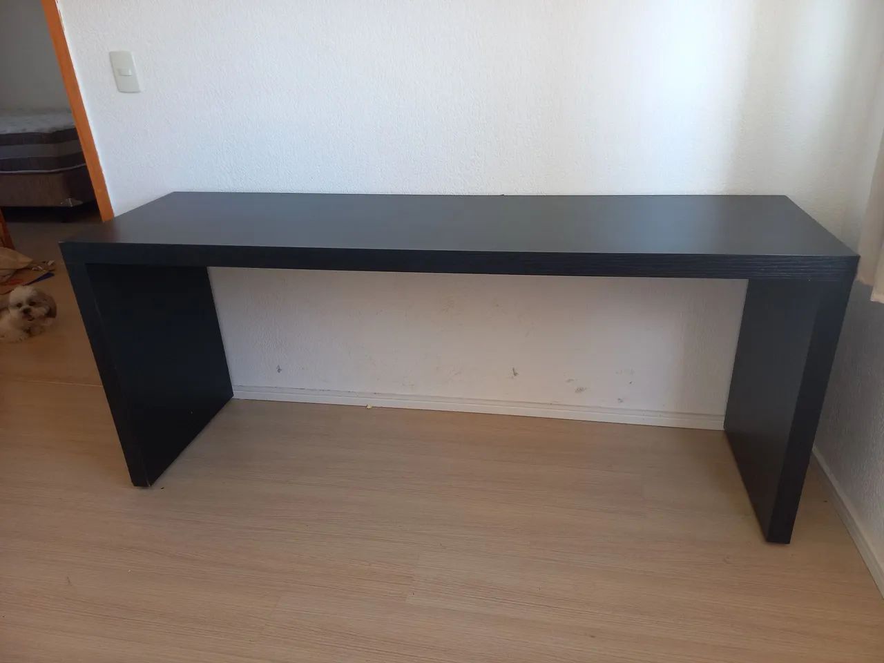 Escrivaninha moderna preta - Foto 4