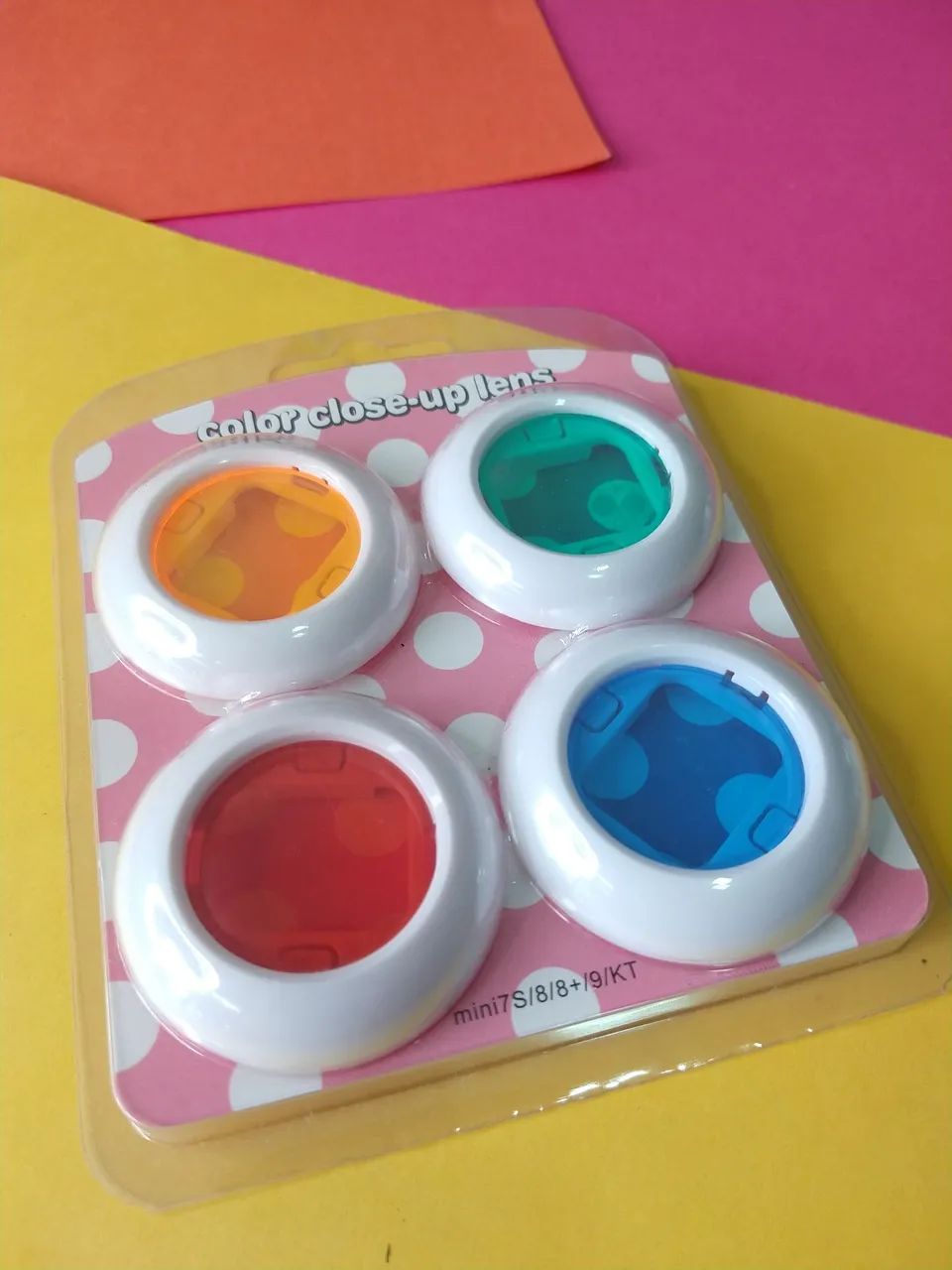 Kit de Lentes Close-Up Coloridas para Câmeras