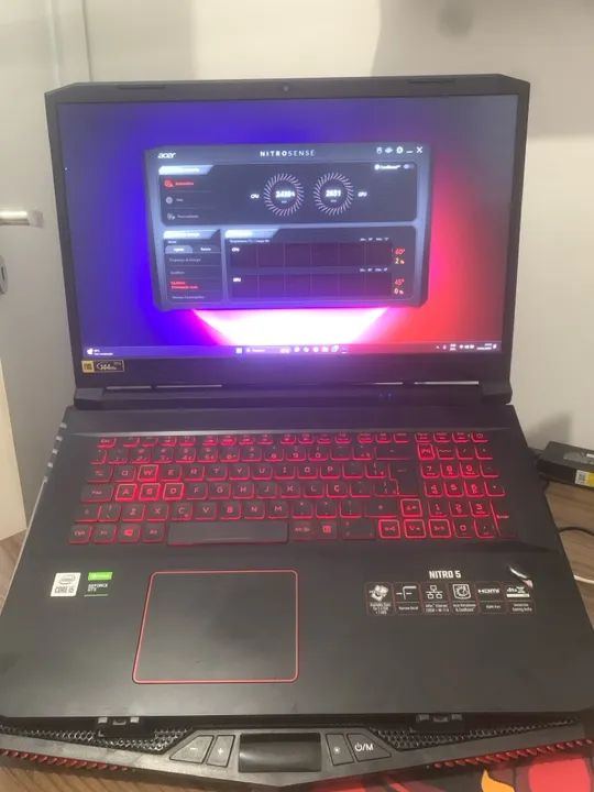 Notebook gamer Acer Nitro 5 - GTX1650 - Foto 2