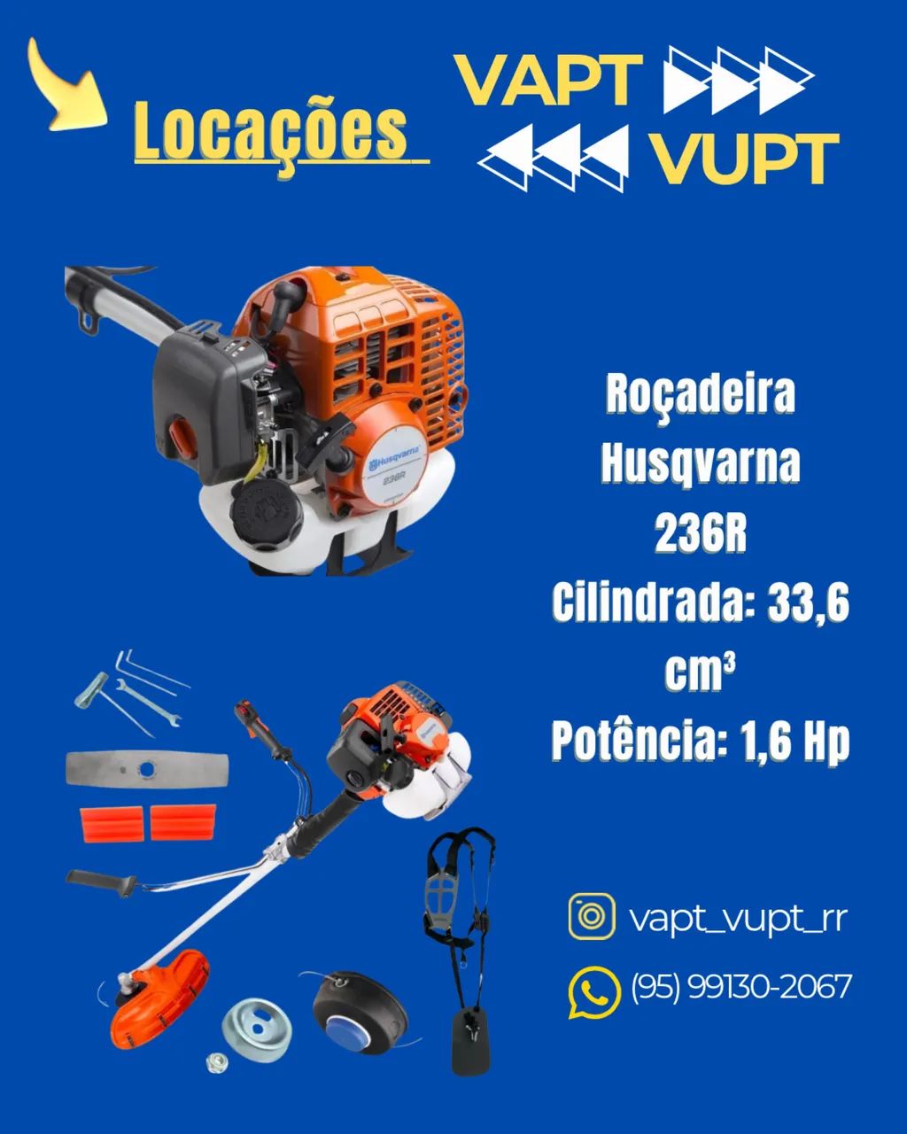 Roçadeira Husqvarna - Foto 2