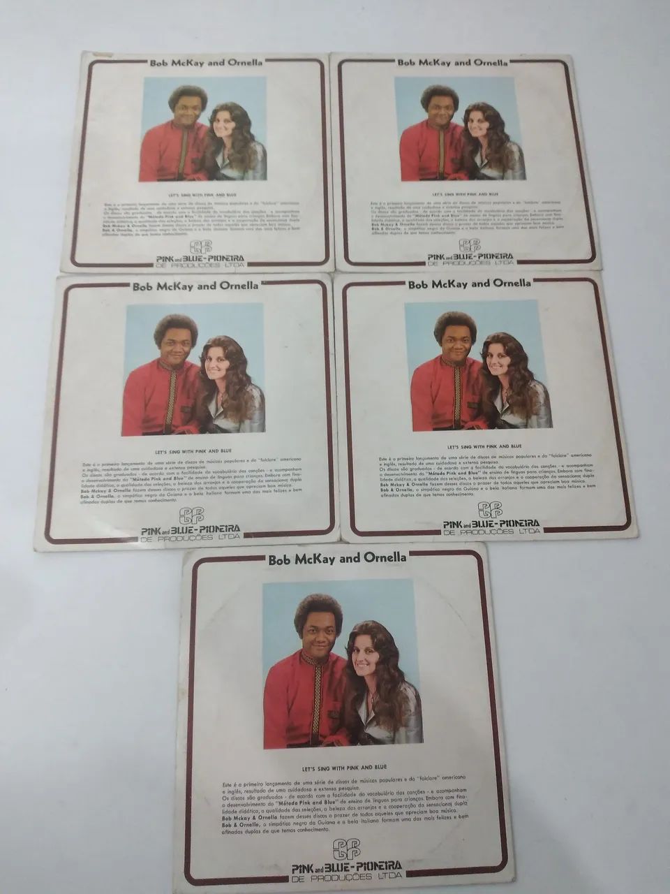Raro Lote Discos de Vinil Compacto  Let's Sing - Coleção com 5  Vinis - Foto 4