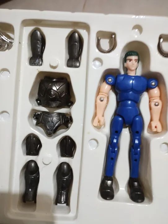 Vintage diecast shido de mizar os cavaleiros do zodíaco  - Foto 5