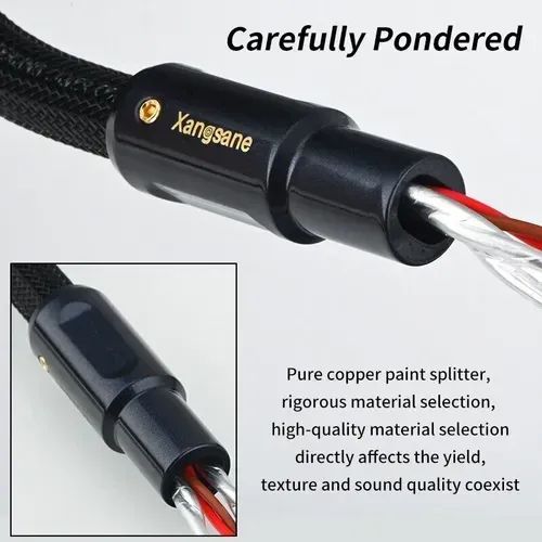 CABO DE PHONO PRATA PURA 6N CONECTOR DIN P/2 RCA MACHO - Foto 5