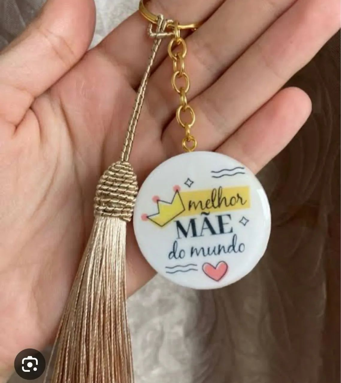 Chaveiro personalizado em resina dia das Mãe 