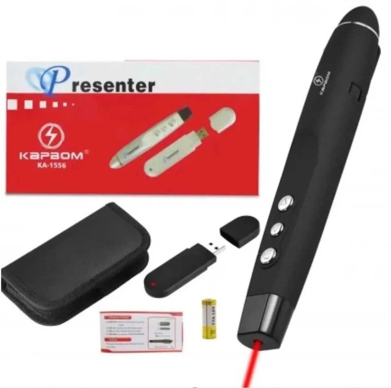 Apresentador sem fio com Laser KApbom KA-1556 - Foto 3