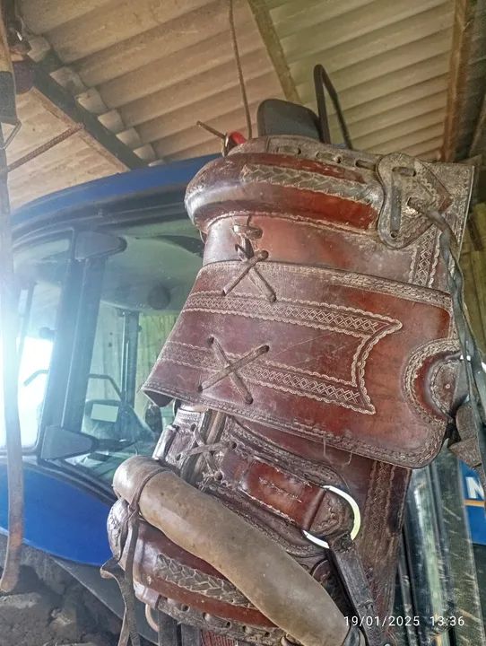 Arreio  de Cavalo de Couro Legítimo - Foto 2