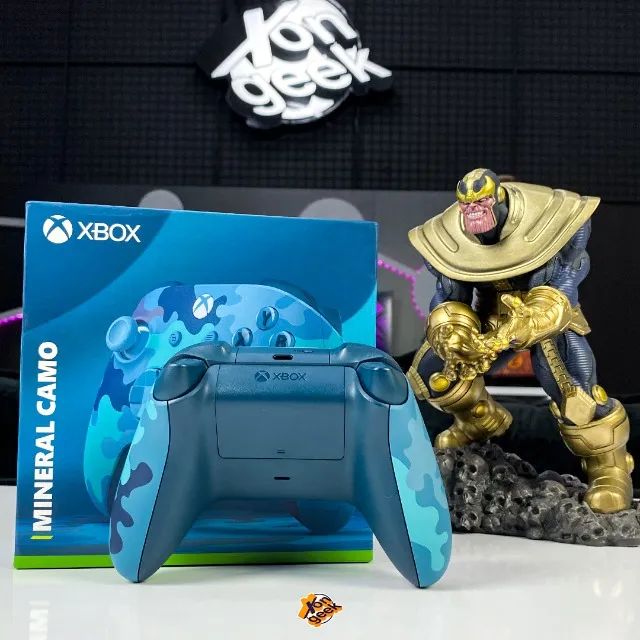 Controle Sem Fio Xbox Series X/S Mineral Camo Edição Especial |Xbox| LACRADO! Entregamos! - Foto 4