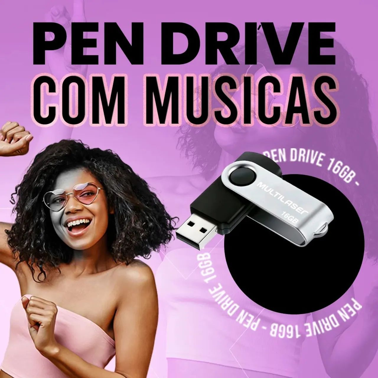 Pen drive gravado