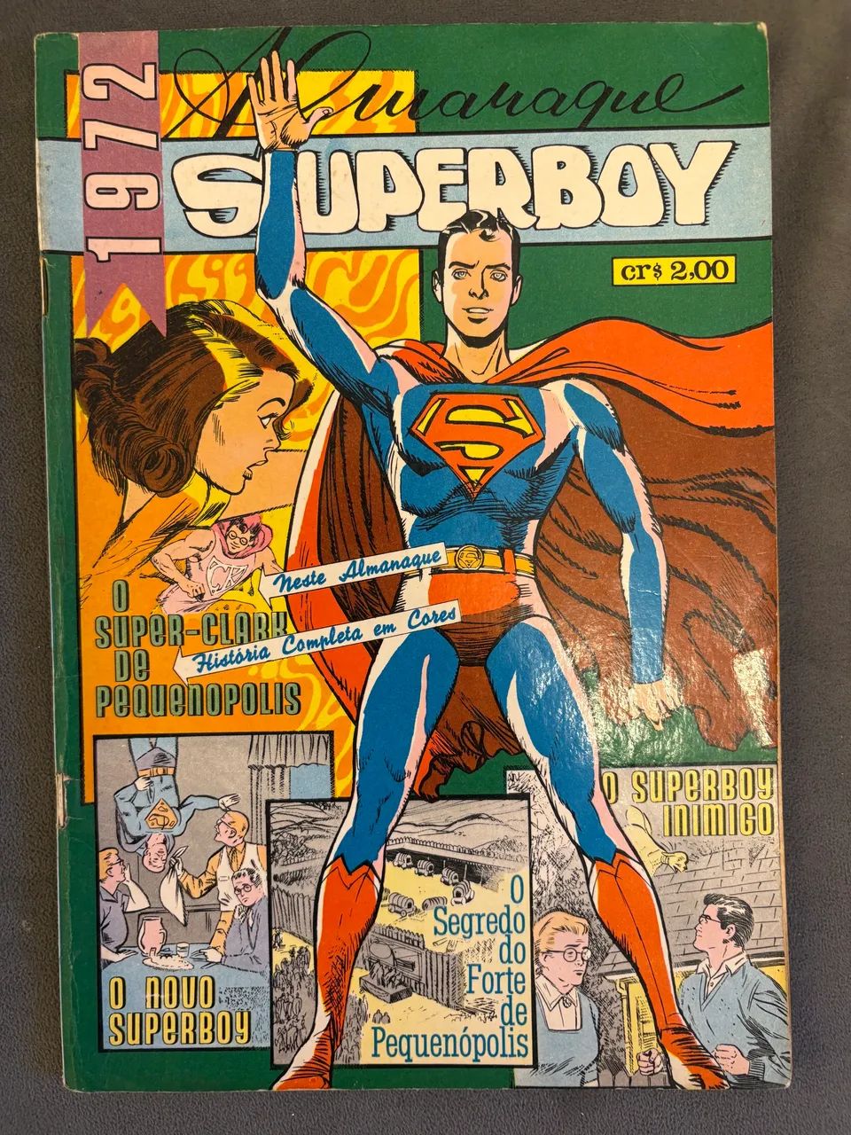 Almanaque Superboy 1972 Ed EBAL
