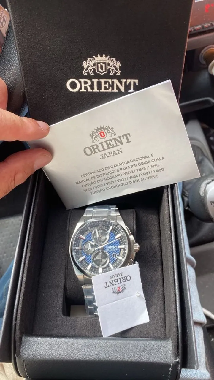 Relógio Orient Cronógrafo - Novo e Original
