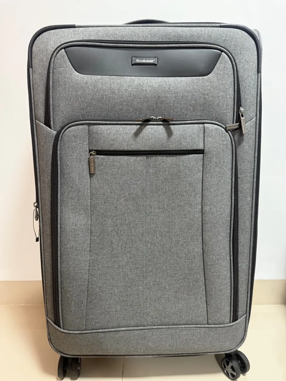 Mala de Viagem Brookstone Cinza - Grande Capacidade