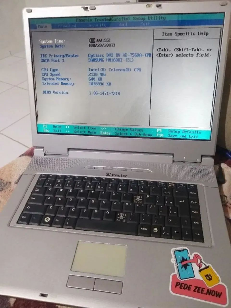 Notebook Itautec  - Foto 2