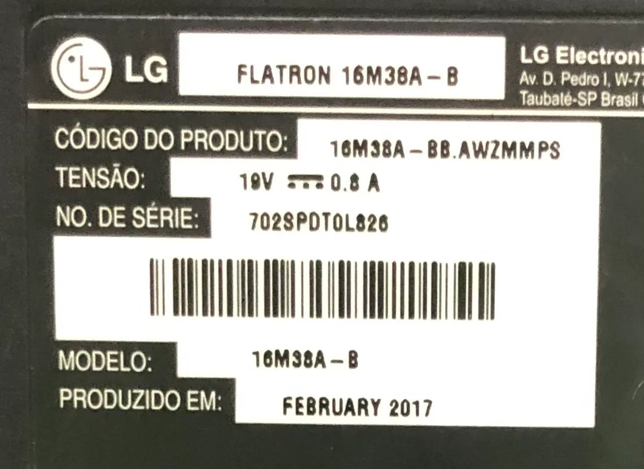 Monitor Led  vga LG 16 polegadas  - Foto 3