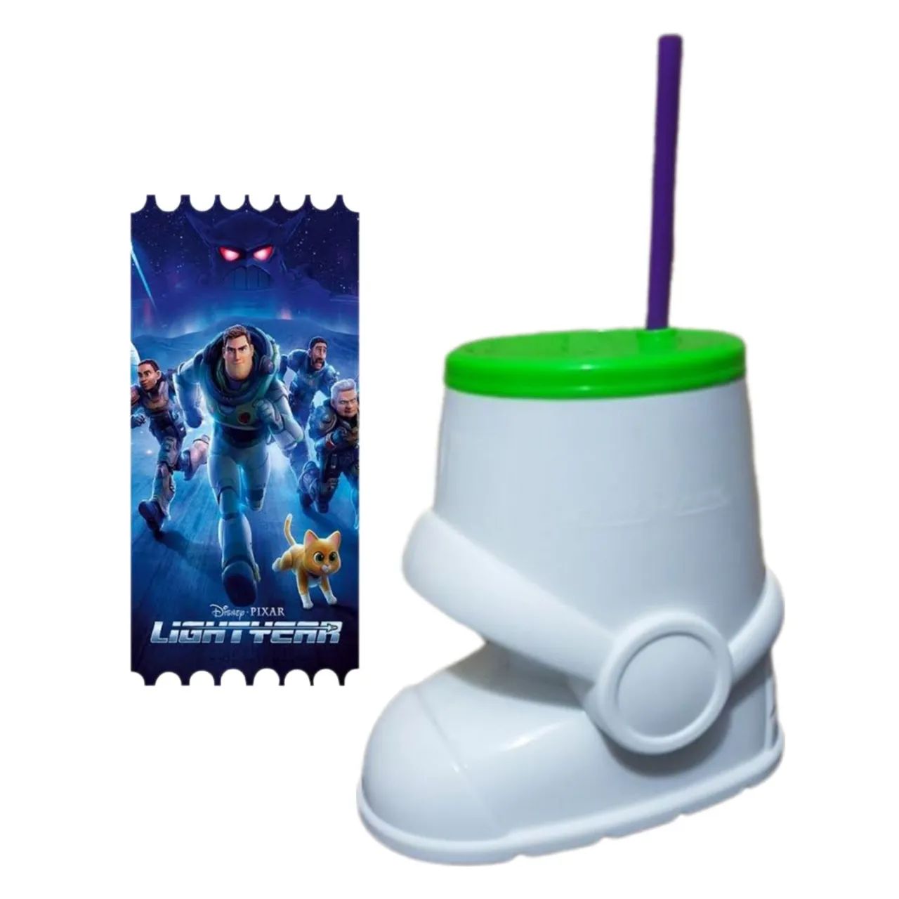 kit copo card bota buzz Lightyear toy story 4 Cinemark Disney Pixar nerd geek kids