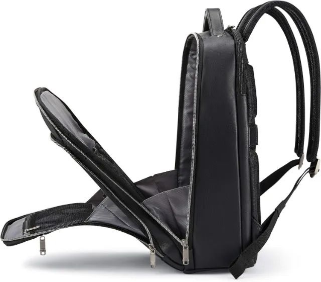Mochila Clássica Couro Legítimo Samsonite 126037-1041 Unisex - Foto 3