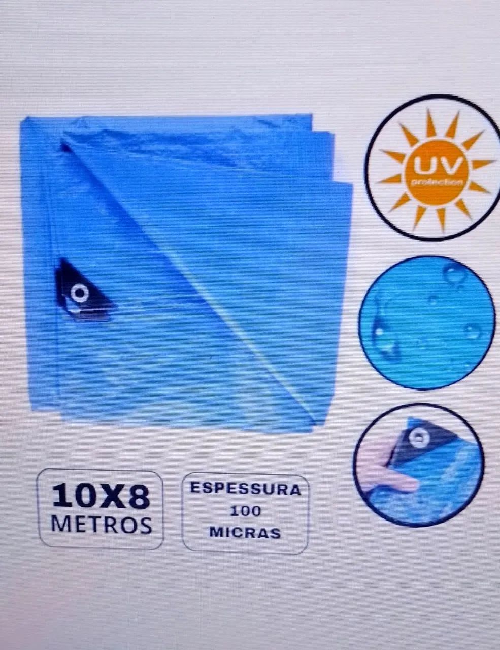 Blue Plastic Tarpaulin