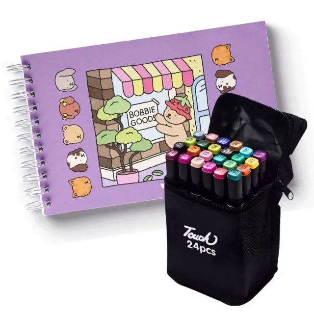 Kit Canetinhas e Livro de colorir431116719626004481