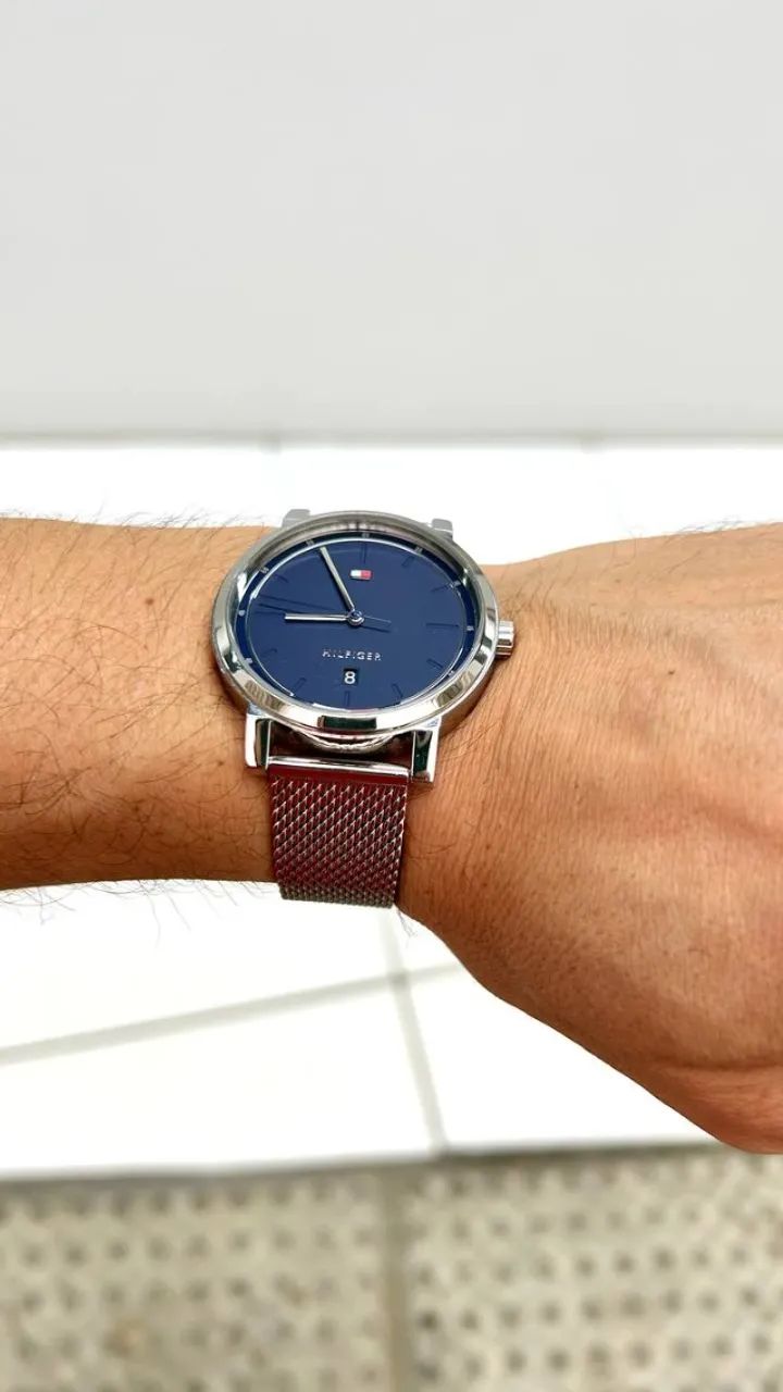 Relógio Tommy Mostrador Azul. Original com Caixa. Menor preço para vender rápido!
