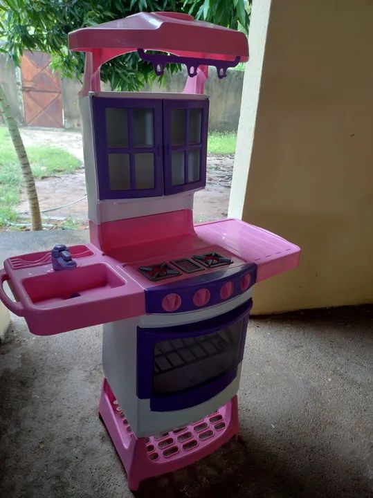 Fogão infantil com utecilios  - Foto 2