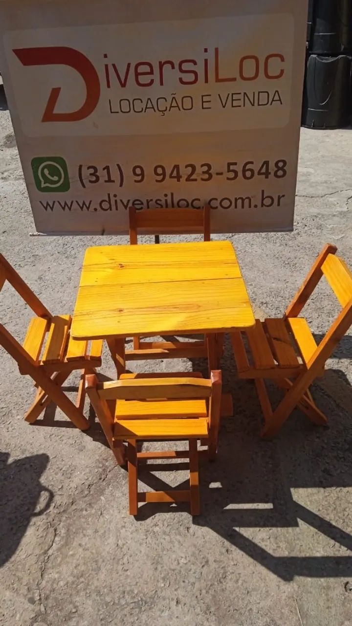 Jogo de mesa dobrável infantil - Foto 3