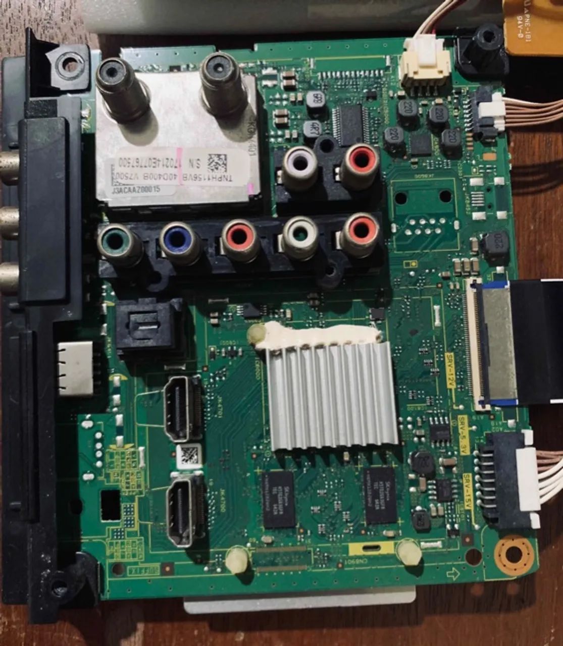 Placa Tc-40d400b Tv Panasonic Com Fonte Cabos Kit Completo - Foto 3