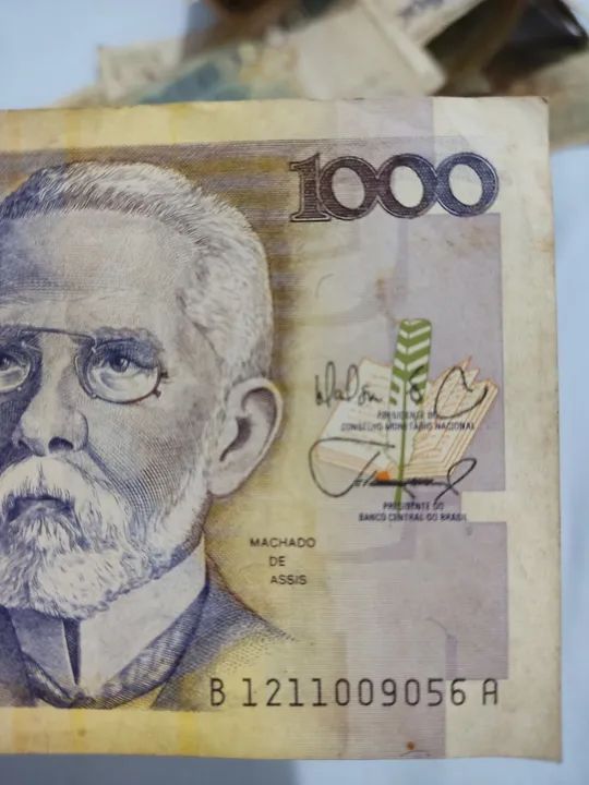 Nota de 1000 Cruzados Novos - Brasil - Foto 3