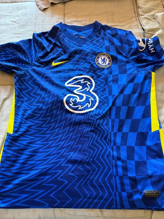 Camisa de Futebol Chelsea 3 - Tamanho GG