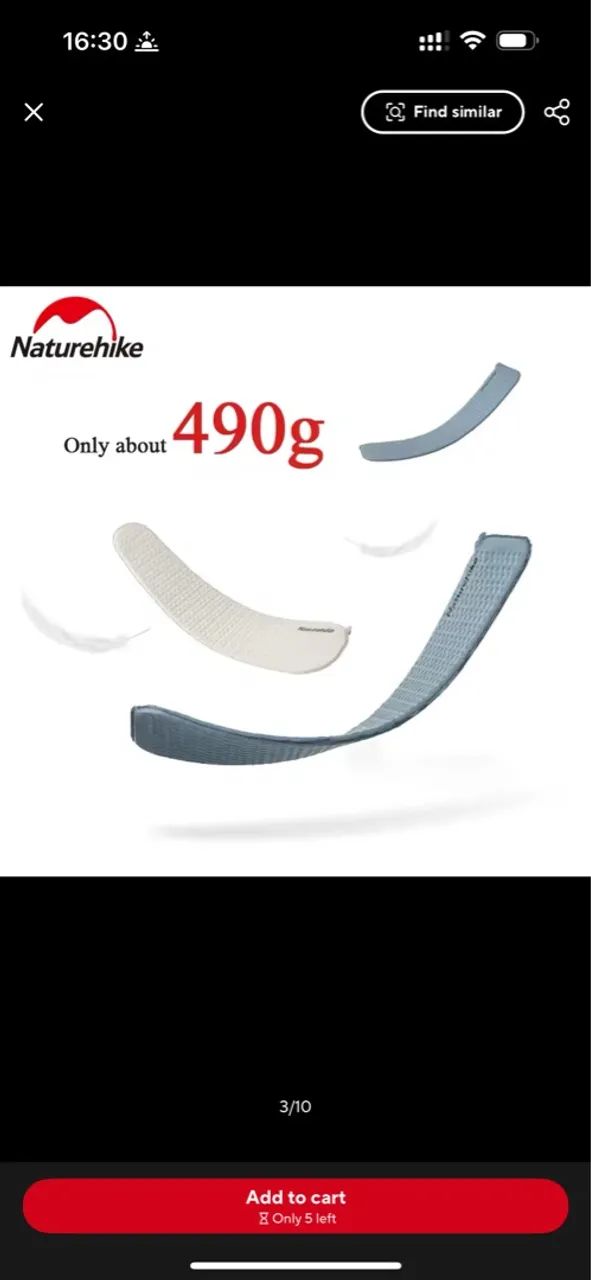 Colchonete Inflável para Camping Naturehike - Foto 2