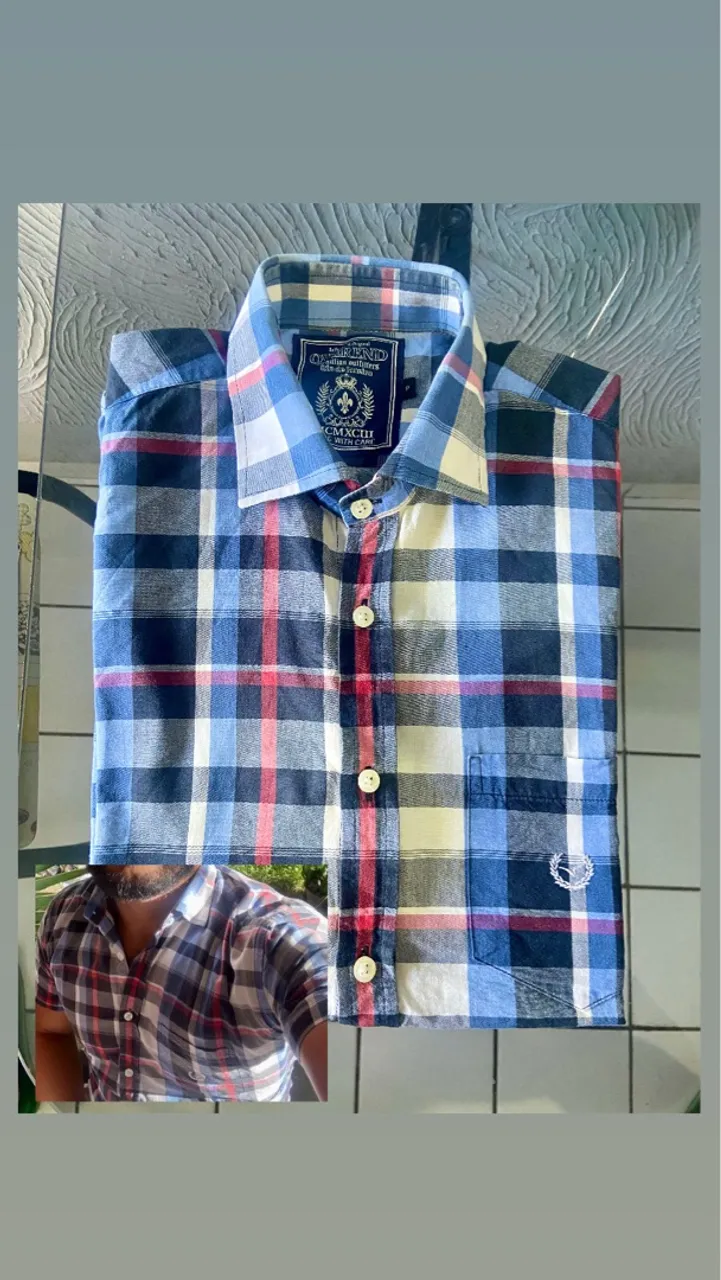 Camisa Xadrez P - R$20 cada