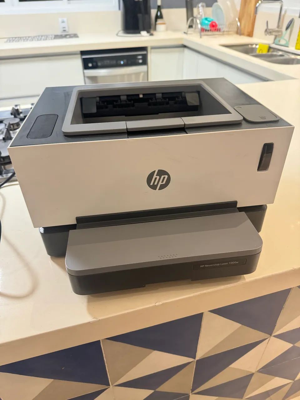 Impressora a laser Hp Neverstop sem fio Wi-Fi Flex, cor branca64407468365954120