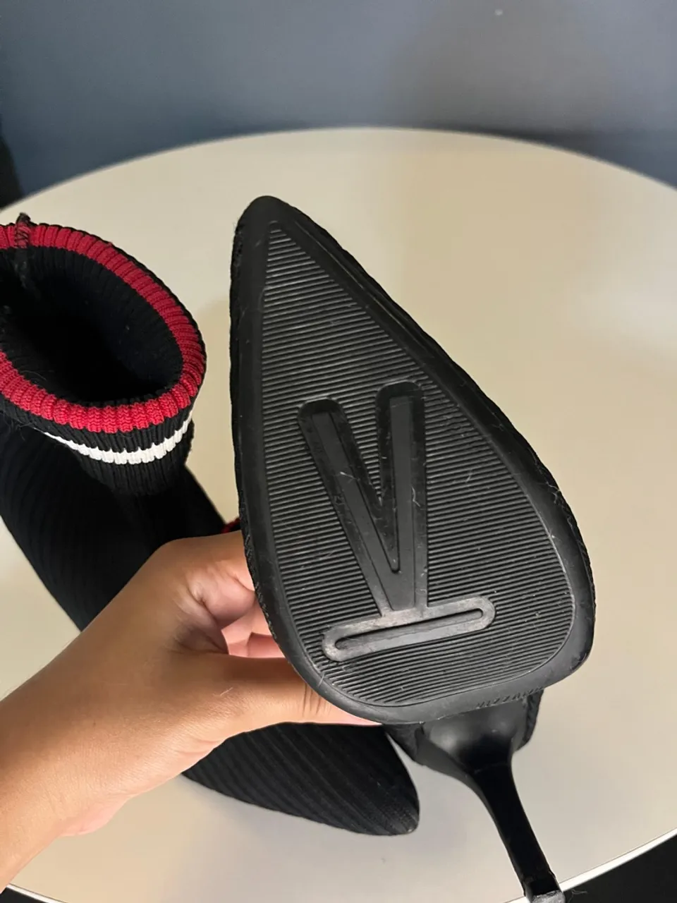 Bota Vizzano Preta Cano Curto Salto Fino