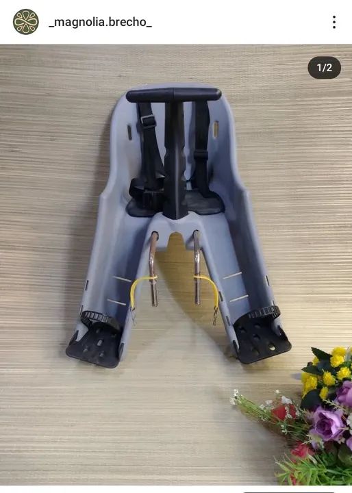 Cadeirinha de Bicicleta para Bebê - Foto 2