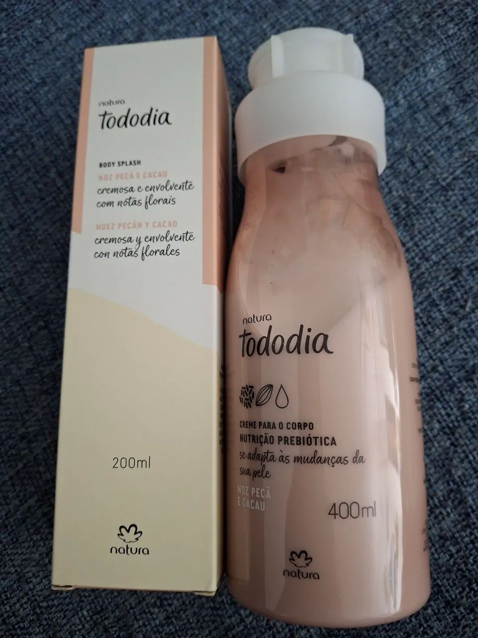 Kit Body Splash E Creme Corpo Natura Novos