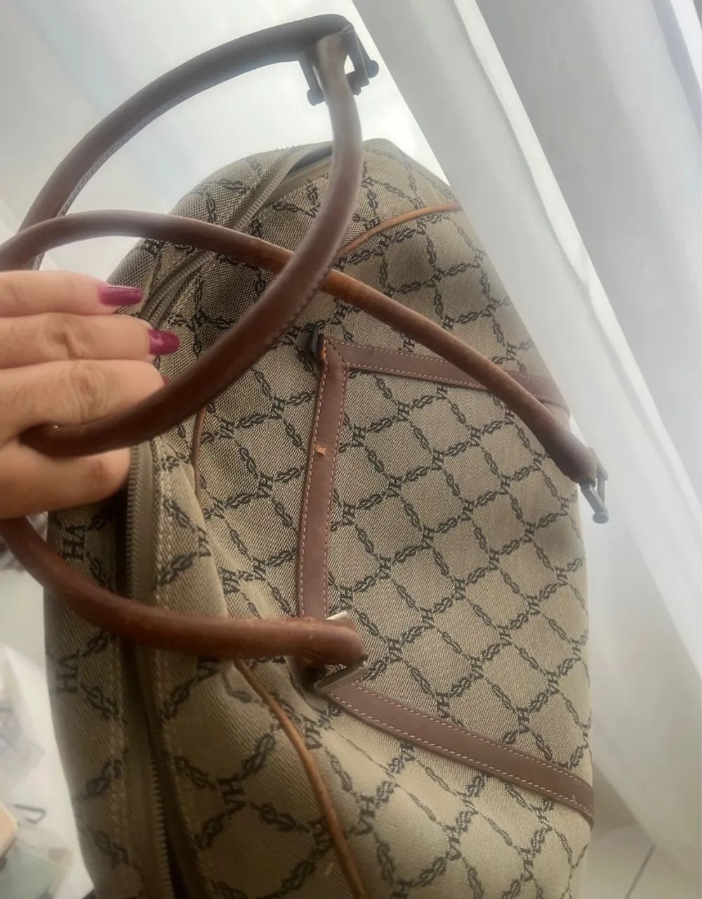 Bolsa / mala Victor Hugo de Viagem Marrom - Foto 2